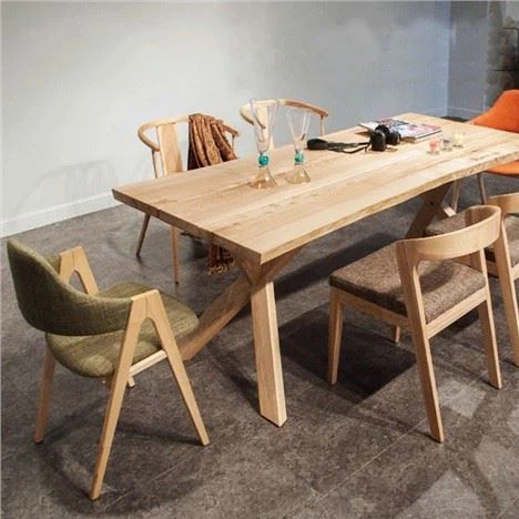 ท็อปโต๊ะ Solid Oak Wood Egde