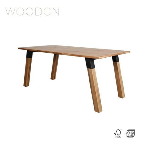 โต๊ะน้ำชาไม้เนื้อแข็งไวท์โอ๊ค