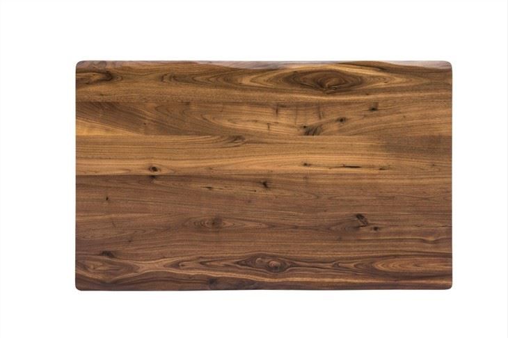 Solid Black Walnut Live Edge Office Table Top 30x48x0.8'' Suppliers