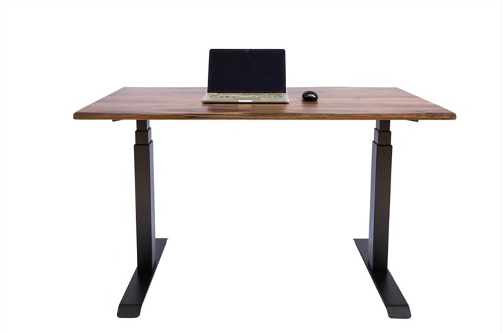 Solid Black Walnut Live Edge Office Table Top 30x48x0.8'' For Sale