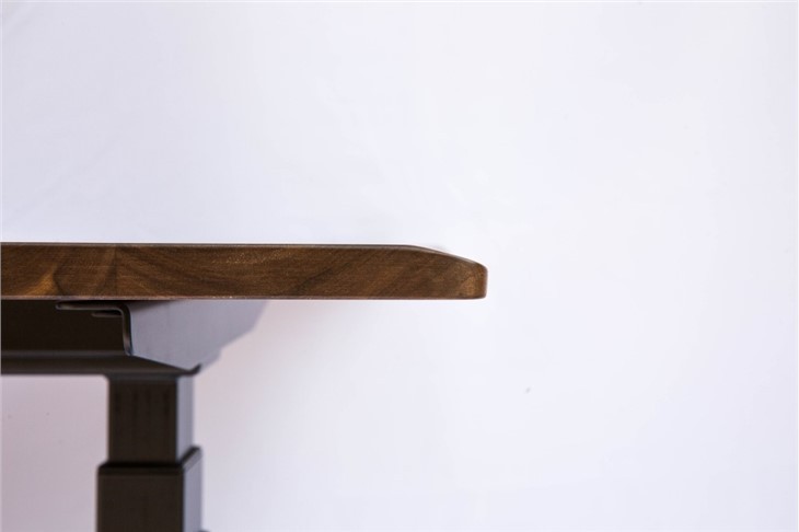 China Solid Black Walnut Live Edge Office Table Top 30x48x0.8'' Factory