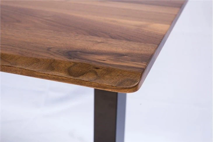 China Solid Black Walnut Live Edge Office Table Top 30x48x0.8'' Suppliers